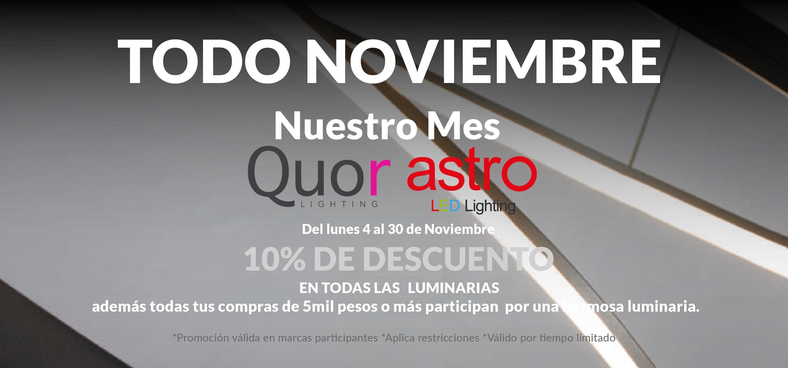 Todo noviembre, nuestro mes QUOR-ASTRO